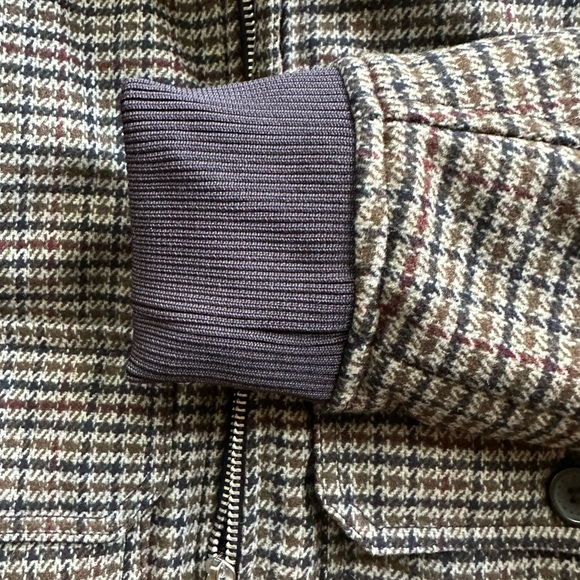 H&M tweed faux shearling bomber jacket Size XS - Picture 4 of 8